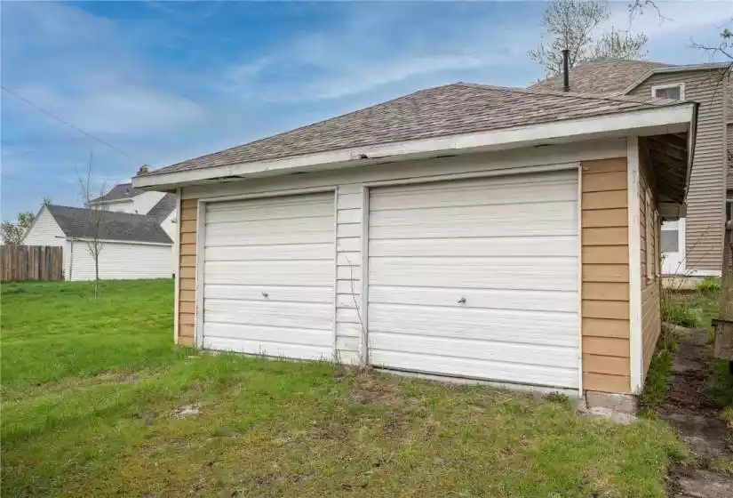 TWO STALL DETACHED GARAGE