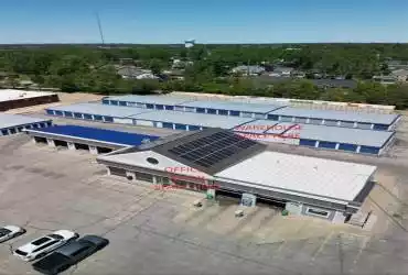 Exterior Retail/Office AND Warehouse Aerial Photo